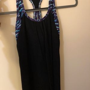 Ivivva black, purple, and blue tank